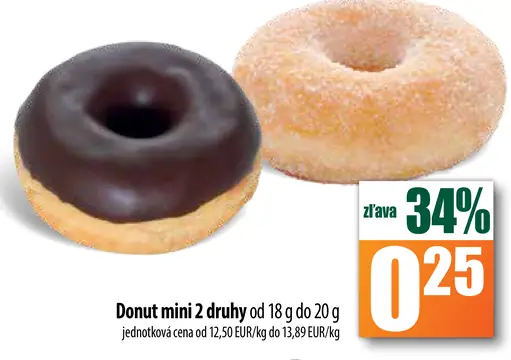 Donut mini 2 druhy