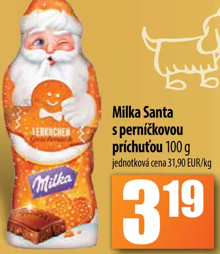 Milka Santa s perničkovou príchuťou