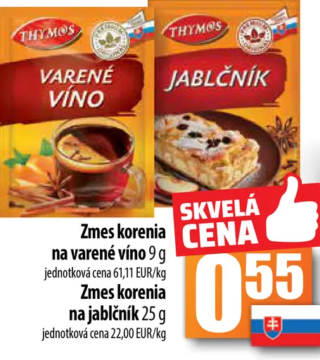 Zmes korenia na varené víno