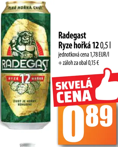 Radegast Ryze hořká 12