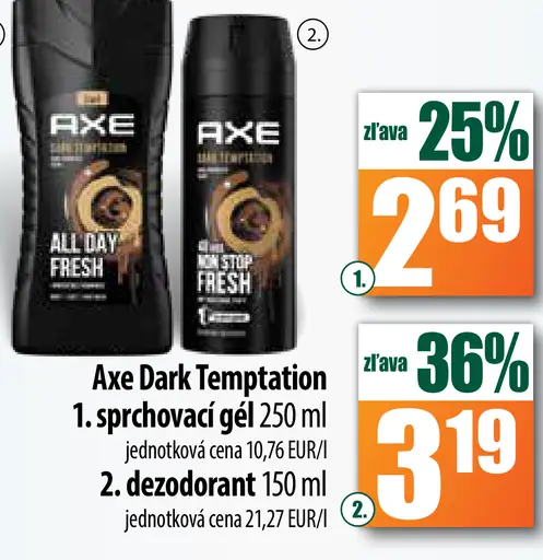 Axe Dark Temptation sprchovací gél