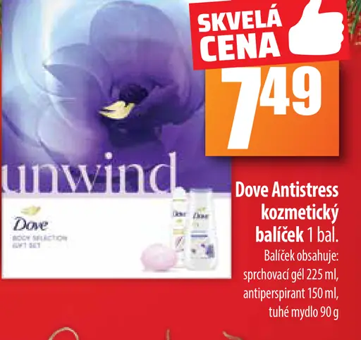 Dove Antistress kozmetický balíček