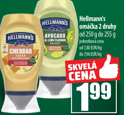 Hellmann's omáčka Cheddar