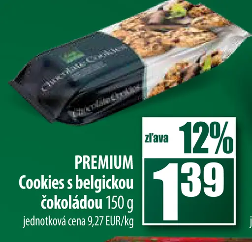 Cookies s belgickou čokoládou