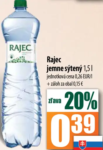 Rajec jemne sýtený