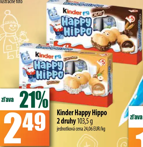 Kinder Happy Hippo