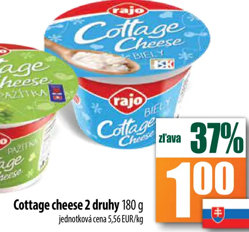 Cottage cheese 2 druhy