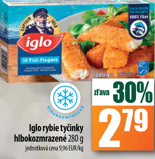 IGLO RYBIE TYČINKY