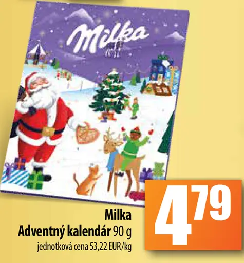 Milka Adventný kalendár