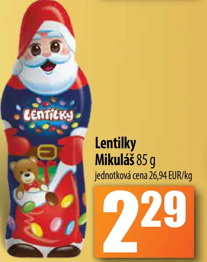 Lentilky Mikuláš