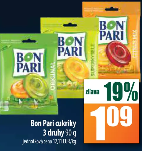 BON PARI Cukríky