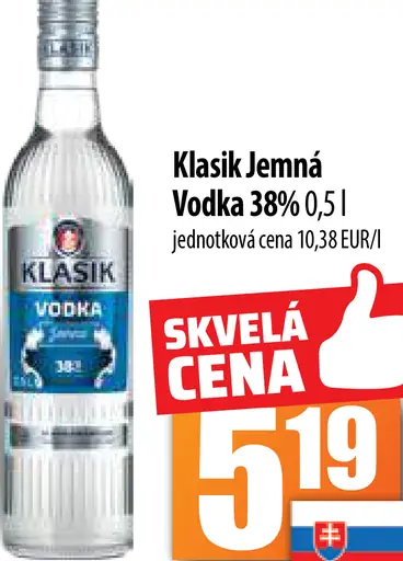 Klasik Jemná Vodka