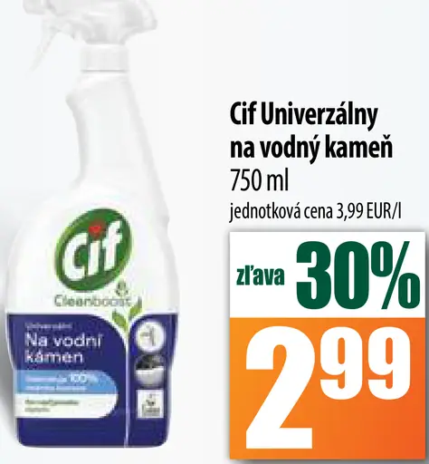 Cif Univerzálny na vodný kameň