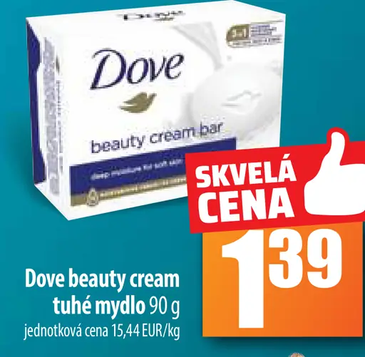 Dove beauty cream bar