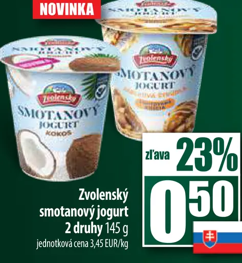 Zvolenský smotanový jogurt