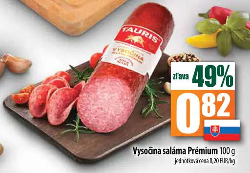 Vysočina saláma Prémium