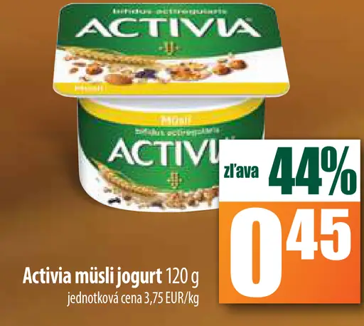 Activia musli jogurt