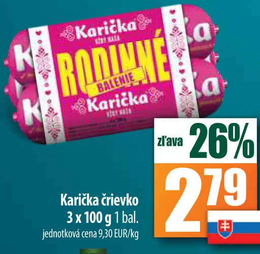 Karička črievko