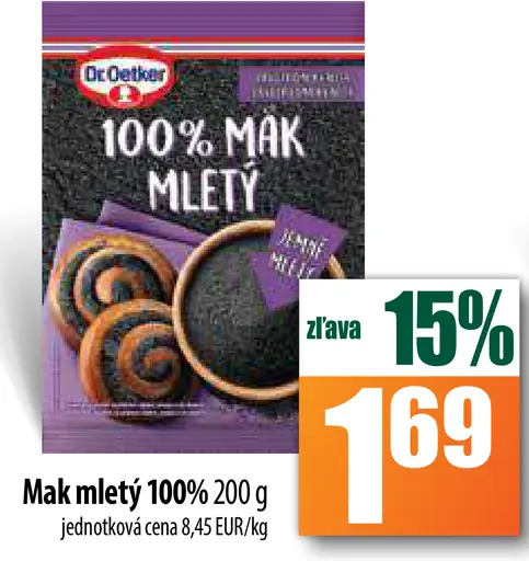 Mak mletý 100%