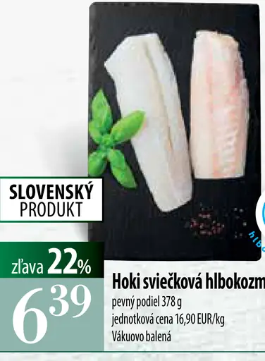 Hoki sviečková hlbokozrázková