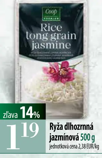 Ryža dlhozrnná jazmínová