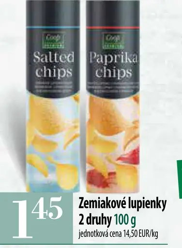 Zemiakové lupienky 2 druhy