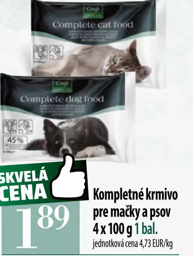 Kompletné krmivo pre mačky