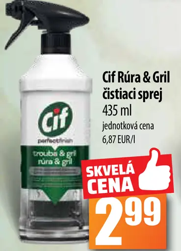 Cif Rúra & Gril čistiaci sprej