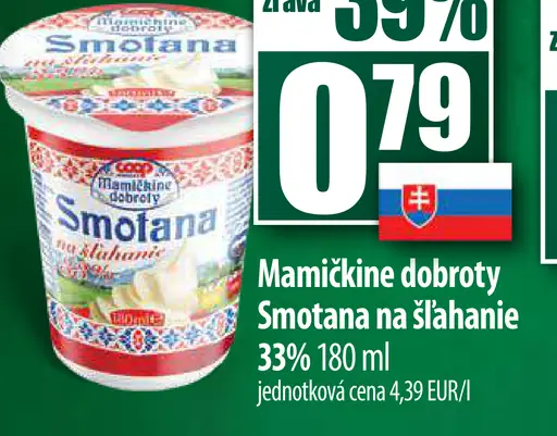 Smotana na šľahanie