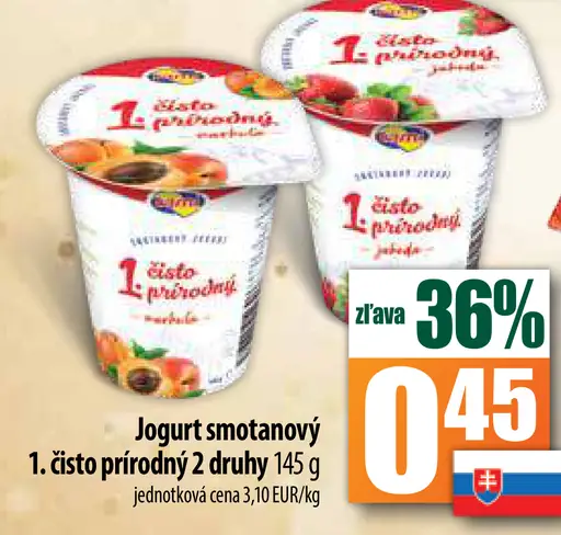 Jogurt smotanový