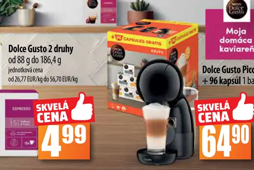 Dolce Gusto 2 druhy