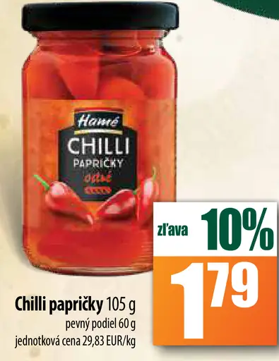 Chilli papričky