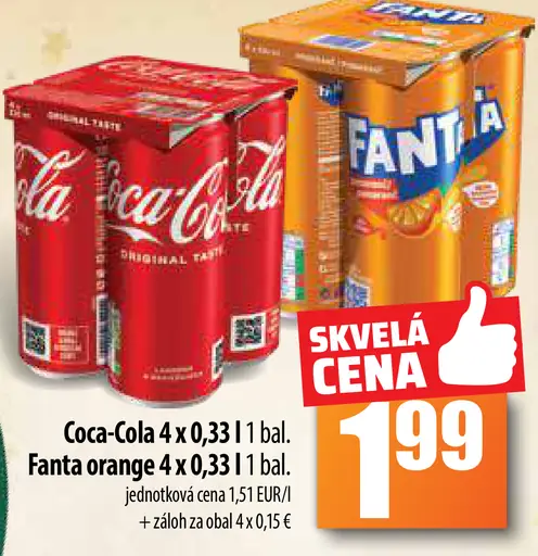 Coca-Cola 4 x 0,33