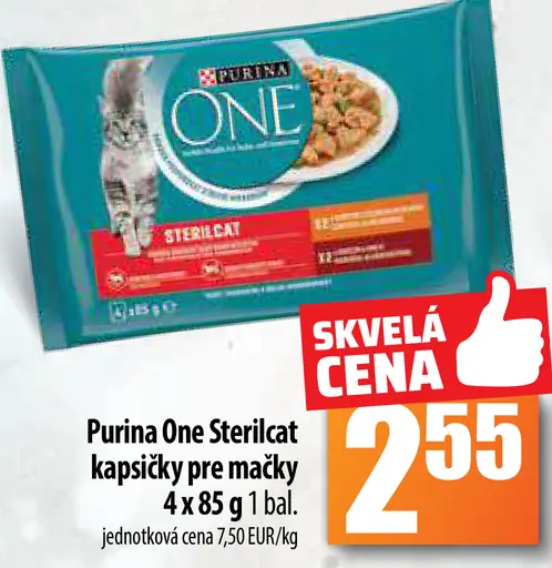 Purina ONE Sterilcat kapsičky pre mačky