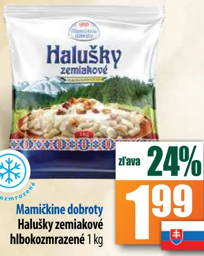 Halušky zemiakové