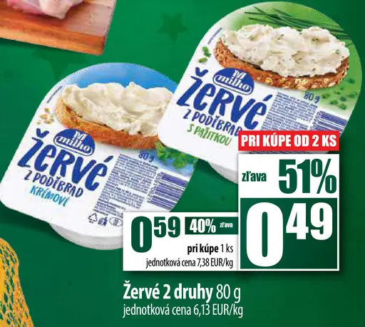 Žervé 2 druhy