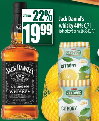 Jack Daniel's Whisky 40%