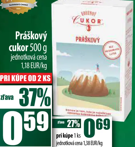 Práškový cukor