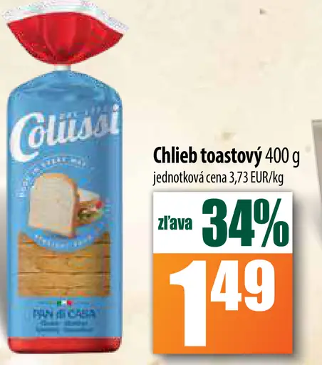 Chlieb toastový