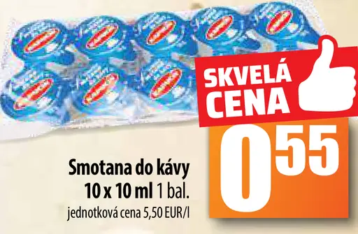 Smotana do kávy