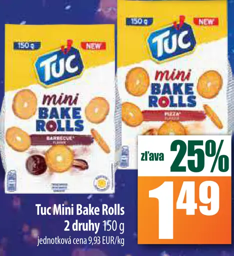 Tuc mini Bake Rolls