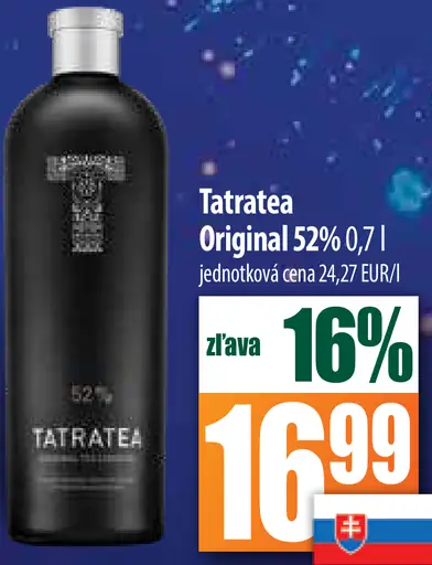 Tatratea originál 52 %