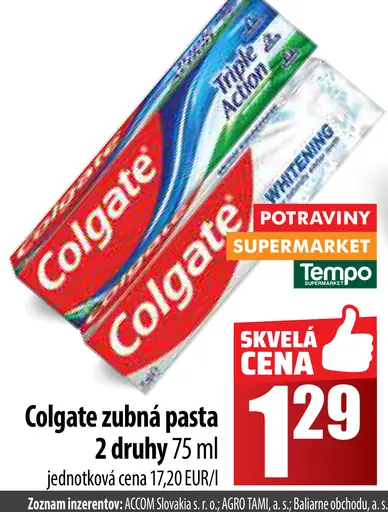 Colgate Zubná pasta