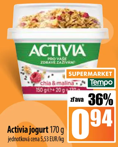 Activia jogurt