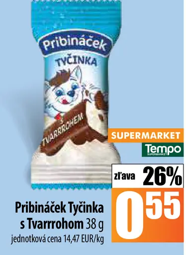 Pribináček Tyčinka s Tvarohom