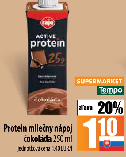 Proteín mliečny nápoj čokoláda