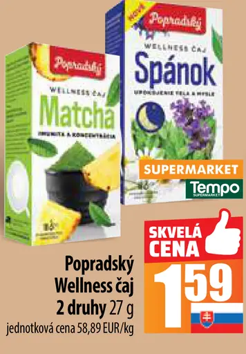 Wellness čaj Matcha