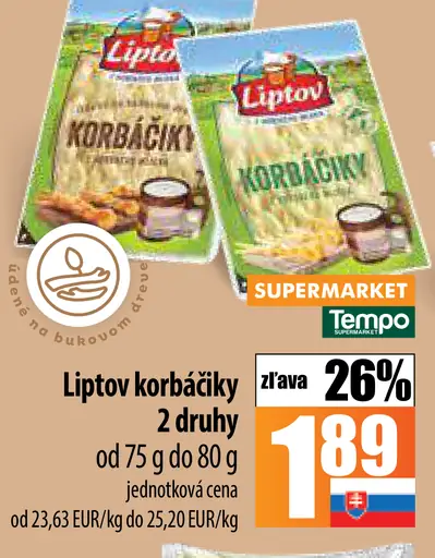 Liptov korbáčiky 2 druhy