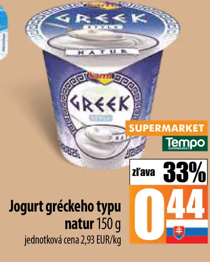 Jogurt gréckeho typu natur