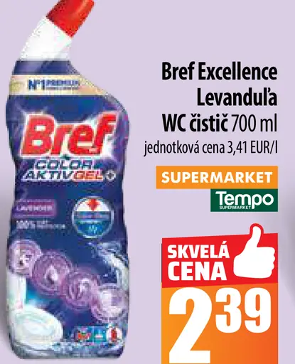 Bref Excellence Levandulá WC čistič